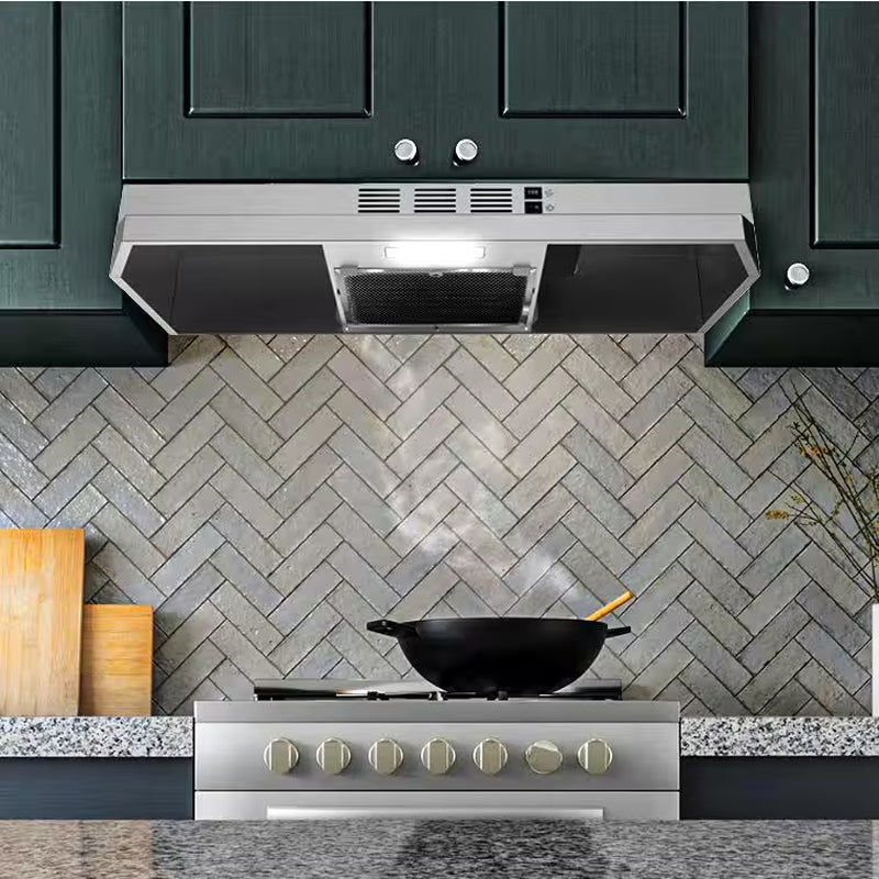 36-In Stainless Steel under Cabinet Range Hood with Charcoal Filter