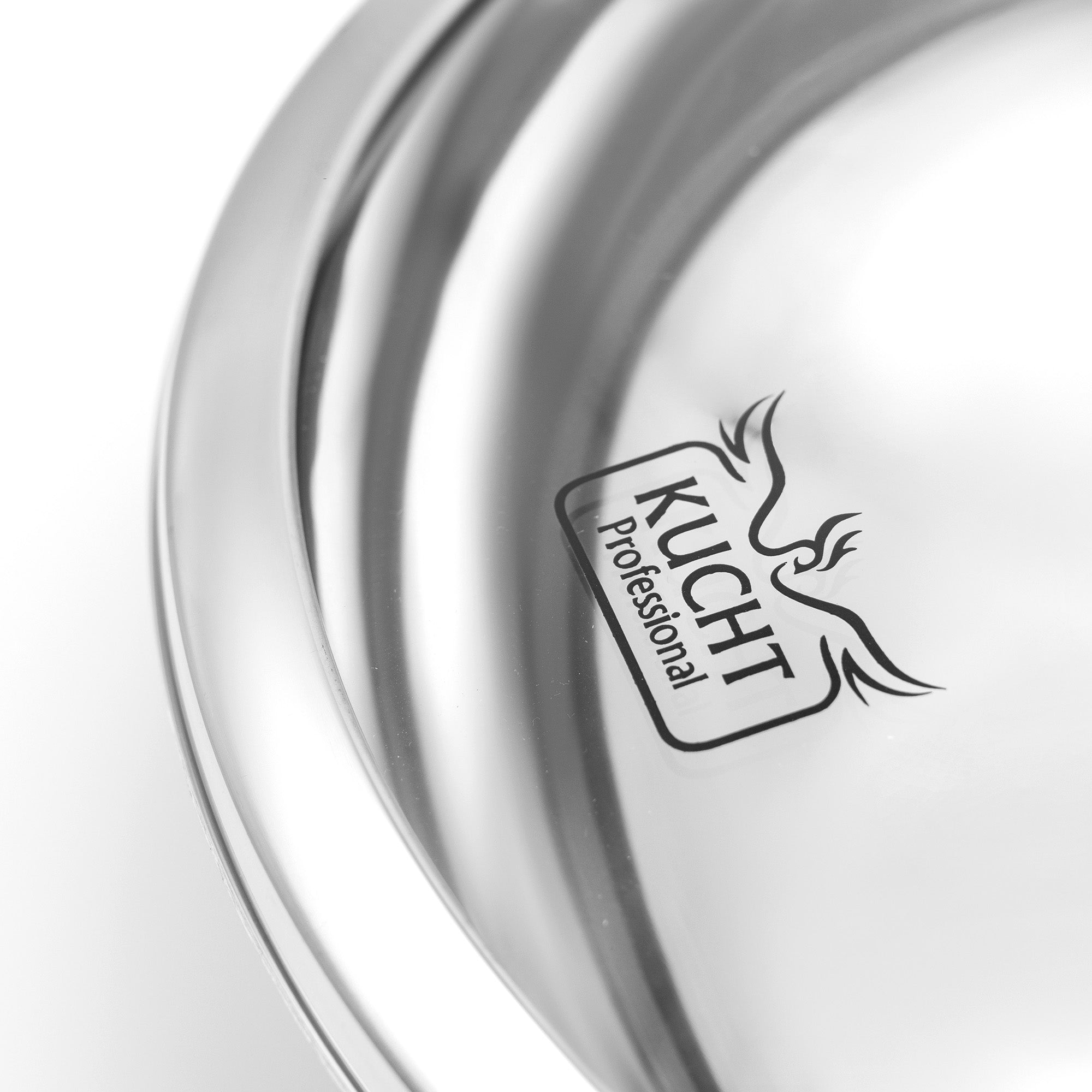 Kucht Culinary Professional 3-Ply Stainless Steel Wok with Lid KW309 - image 4