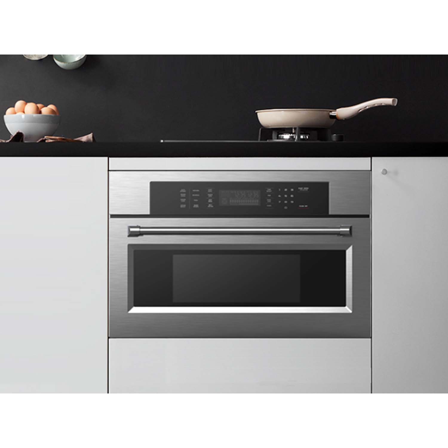 Kucht 30 in 1.6 Cu. Ft. Stainless Steel Air Fryer and Convection Built In Microwave KM30C - image 3
