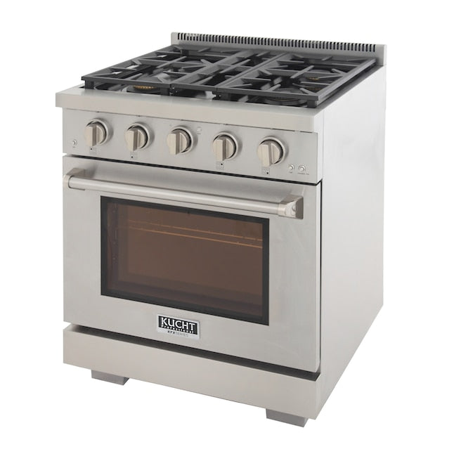 Kucht Professional 30 in. 4.2 cu. ft. Natural Gas Range and Convection Oven KFX3000X - image 4