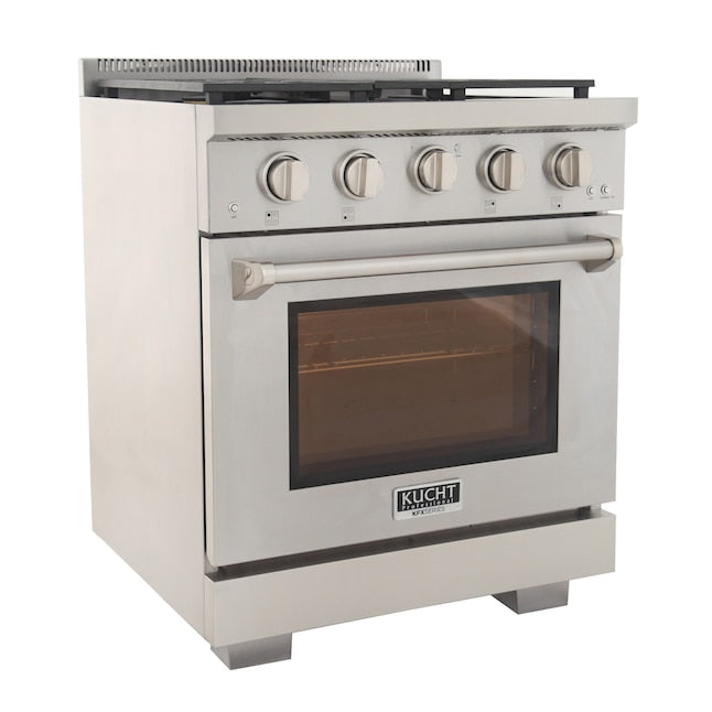 Kucht Professional 30 in. 4.2 cu. ft. Natural Gas Range and Convection Oven KFX3000X - image 28
