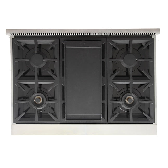 Kucht Professional 36 in. 5.2 cu. ft. Natural Gas Range with Sealed Burners and Convection Oven in Stainless Steel KFX360 - image 8
