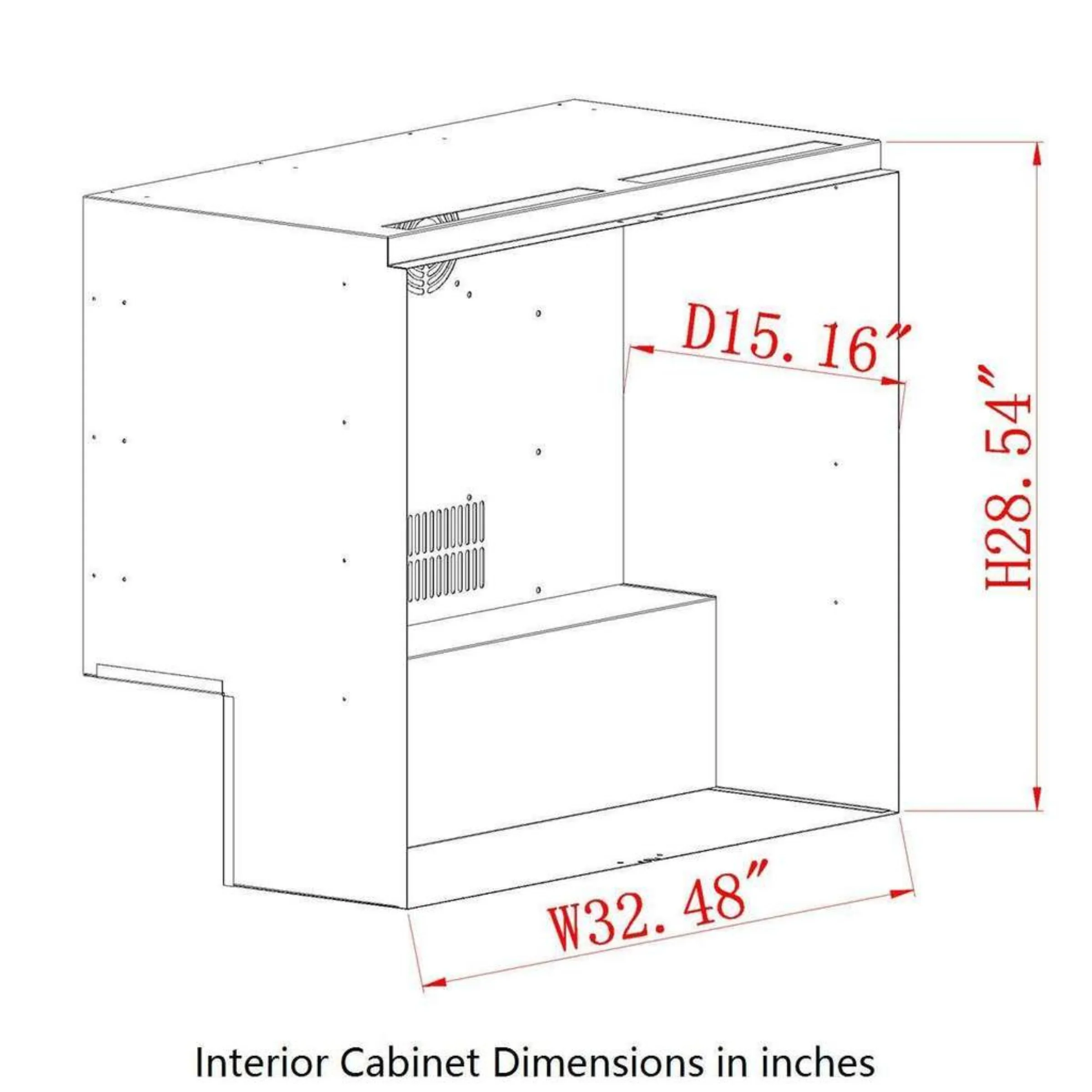36-Inch Heating Glass Dual Door Built in Beverage Fridge