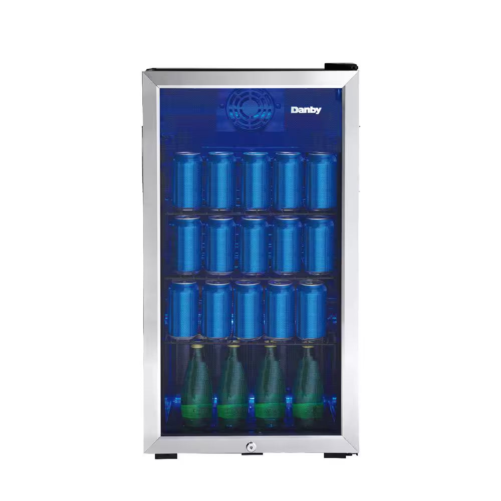 3.1 Cu. Ft. 17.5 In. 117-Can Free-Standing Beverage Cooler