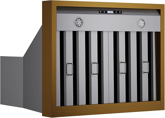 Kucht 30 in. 900 CFM Wall Mounted Range Hood in Stainless Steel KRH30SG