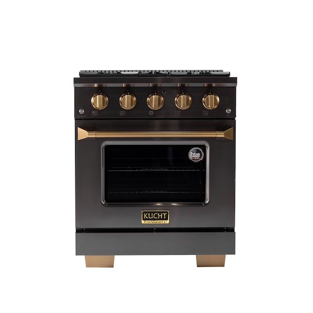 Kucht Gemstone Professional 30 in. 4.2 cu. ft. Natural Gas Range with Sealed Burners and Convection Oven KEG303 - image 1