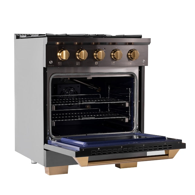 Kucht Gemstone Professional 30 in. 4.2 cu. ft. Natural Gas Range with Sealed Burners and Convection Oven KEG303 - image 5