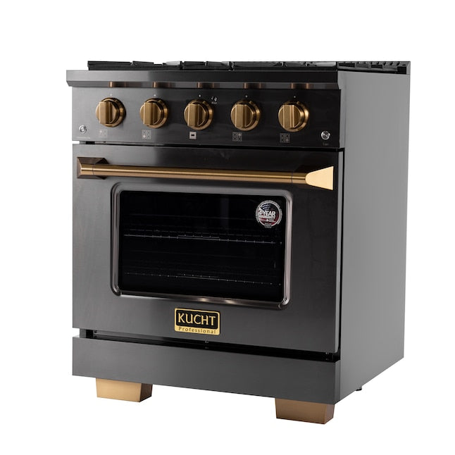Kucht Gemstone Professional 30 in. 4.2 cu. ft. Natural Gas Range with Sealed Burners and Convection Oven KEG303 - image 8