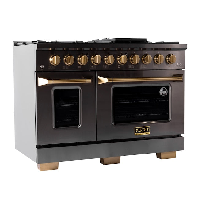 Kucht Gemstone Professional 48 in. 6.7 cu. ft. Natural Gas Range with Sealed Burners, Griddle/Grill and Two Ovens - One Convection KEG483 - image 22