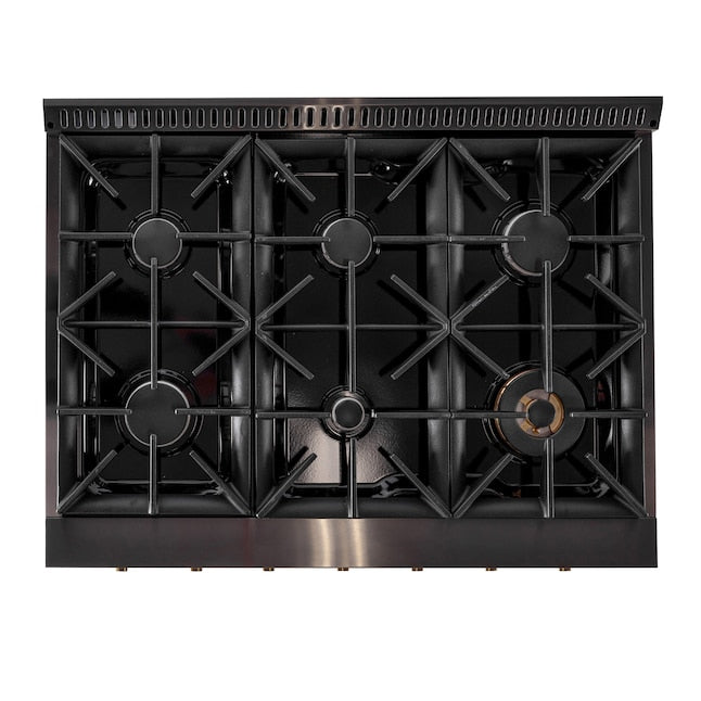 Kucht Gemstone Professional 36 in. 5.2 cu. ft. Natural Gas Range with Sealed Burners and Convection Oven KEG363 - image 13