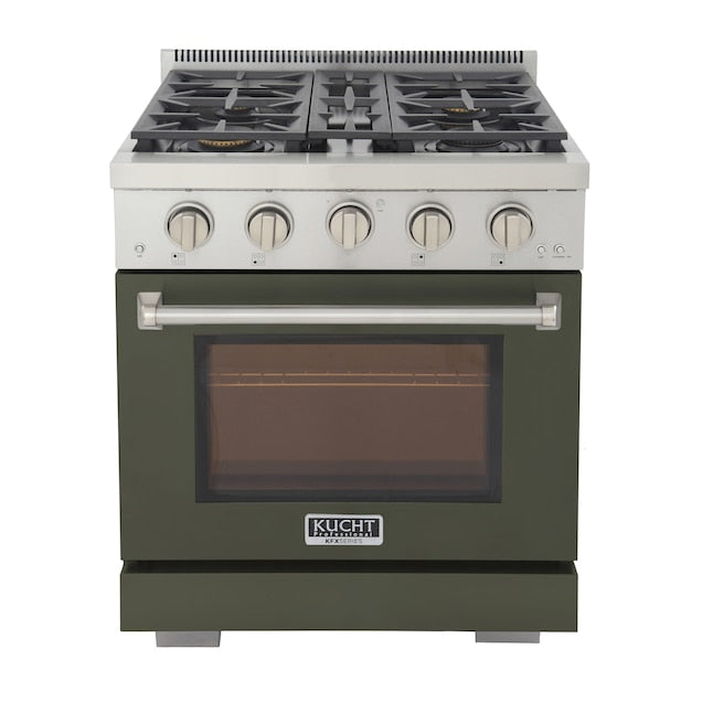 Kucht Professional 30 in. 4.2 cu. ft. Natural Gas Range and Convection Oven KFX3000X - image 122