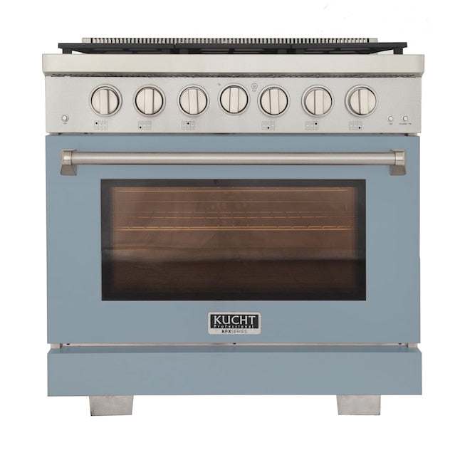 Kucht Professional 36 in. 5.2 cu. ft. Natural Gas Range and Convection Oven KFX3600X - image 140