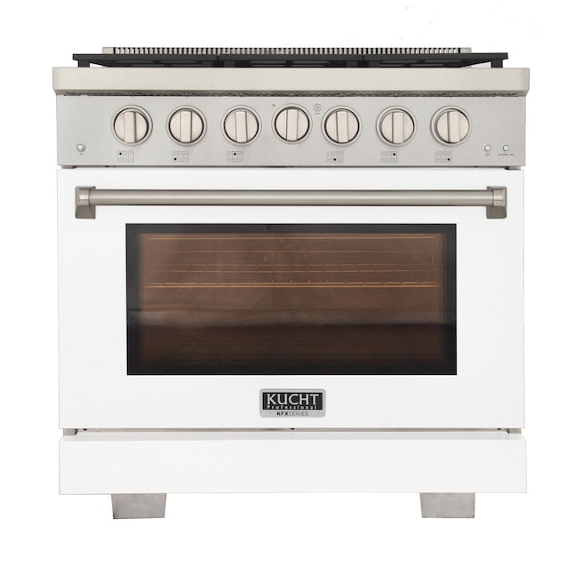 Kucht Professional 36 in. 5.2 cu. ft. Natural Gas Range and Convection Oven KFX3600X - image 80