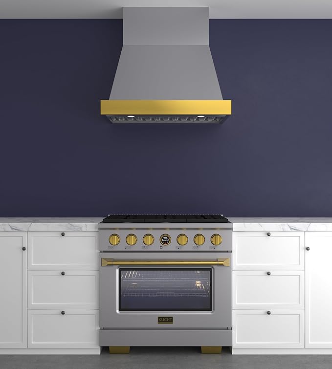 Kucht 30 in. 900 CFM Wall Mounted Range Hood in Stainless Steel KRH30SG