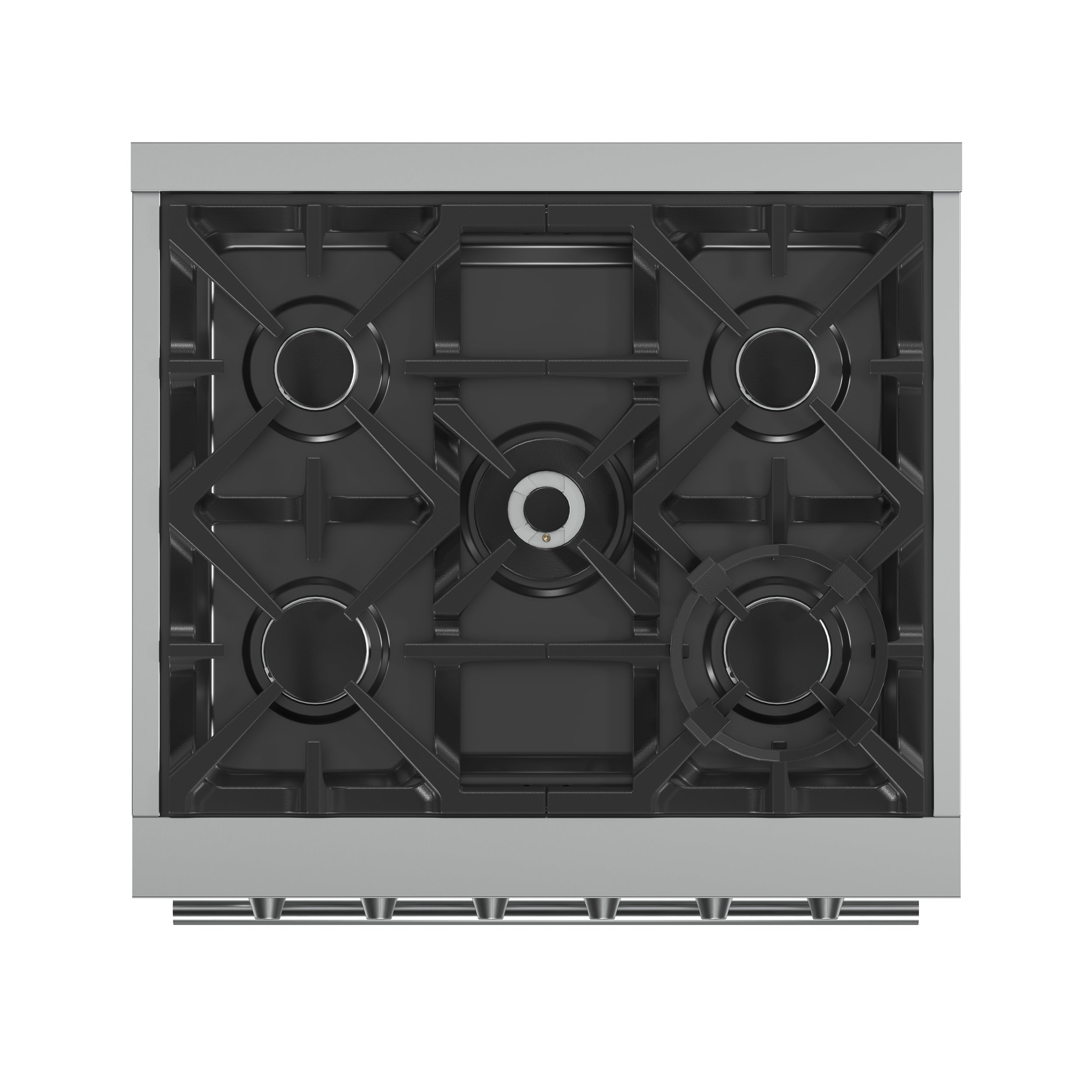 Forno Massimo 30-Inch Freestanding Gas Range, 5 Burners, True Convection Oven