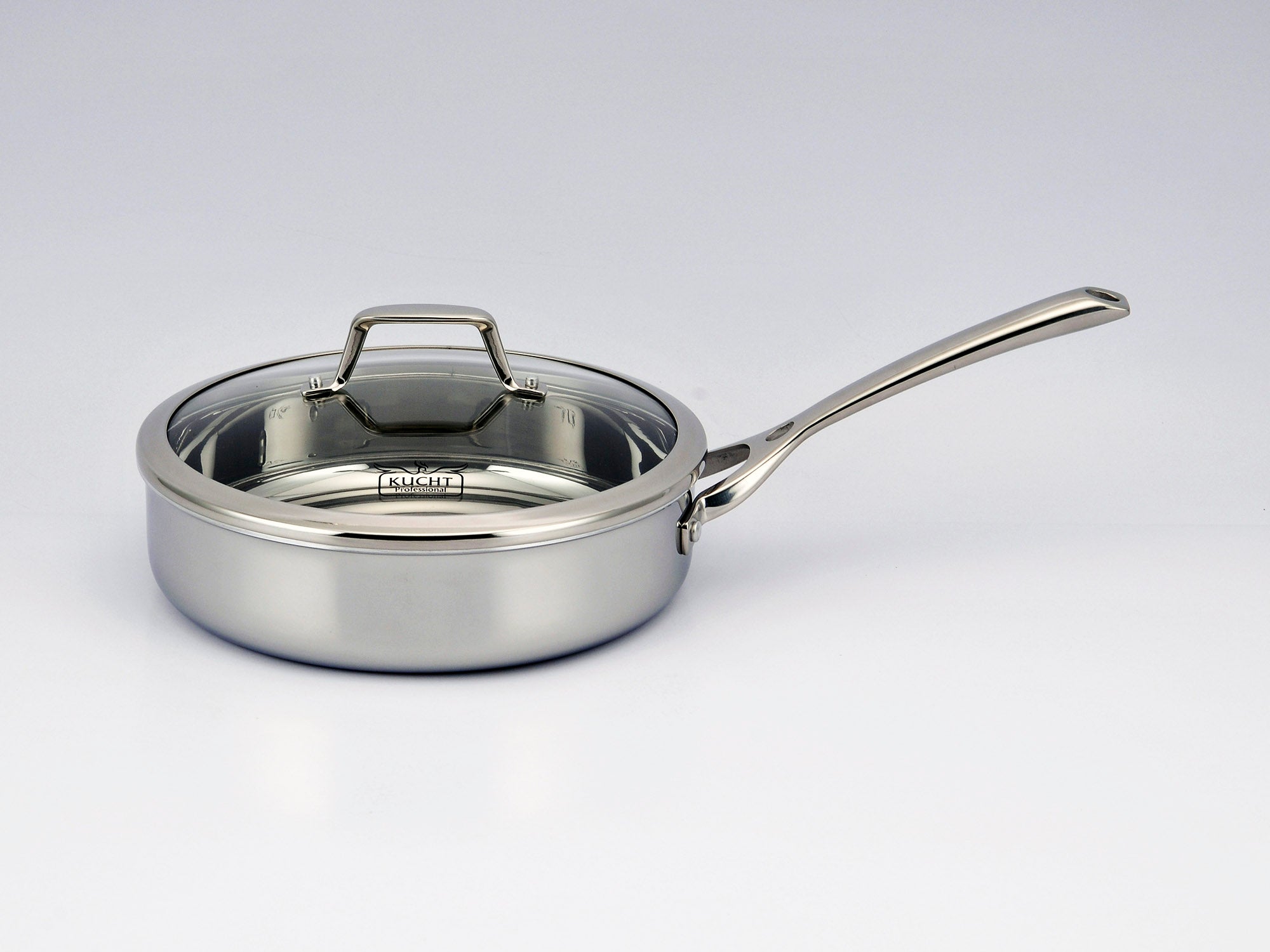 Kucht Culinary Professional 3-Ply Stainless Steel 10-Piece Cookware Set K16020 - image 5