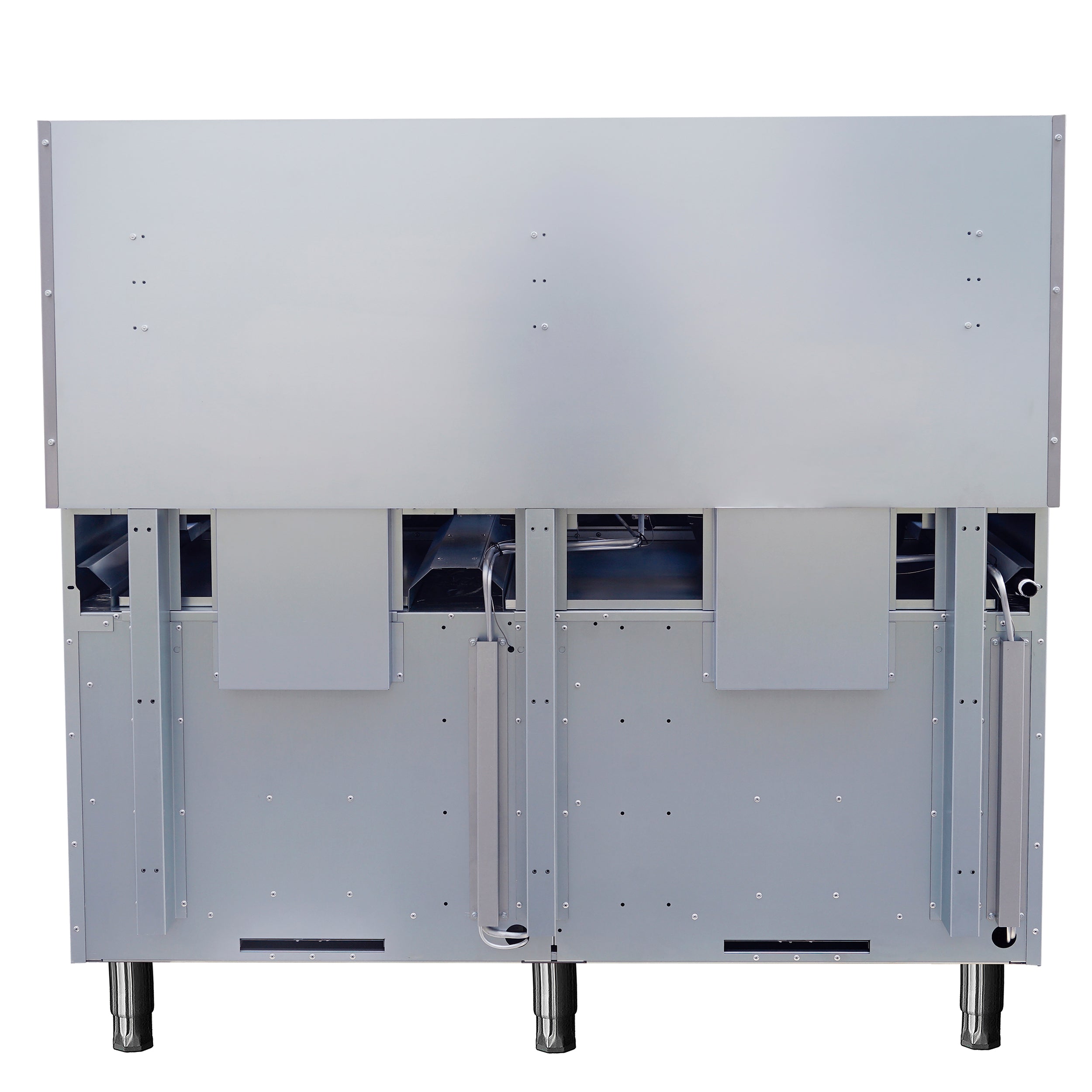 Forno Commerciale 60 Inch Stainless Steel Gas Range, 10 Burners 300,000 BTU Total, 9.3 cu.ft. Ovens
