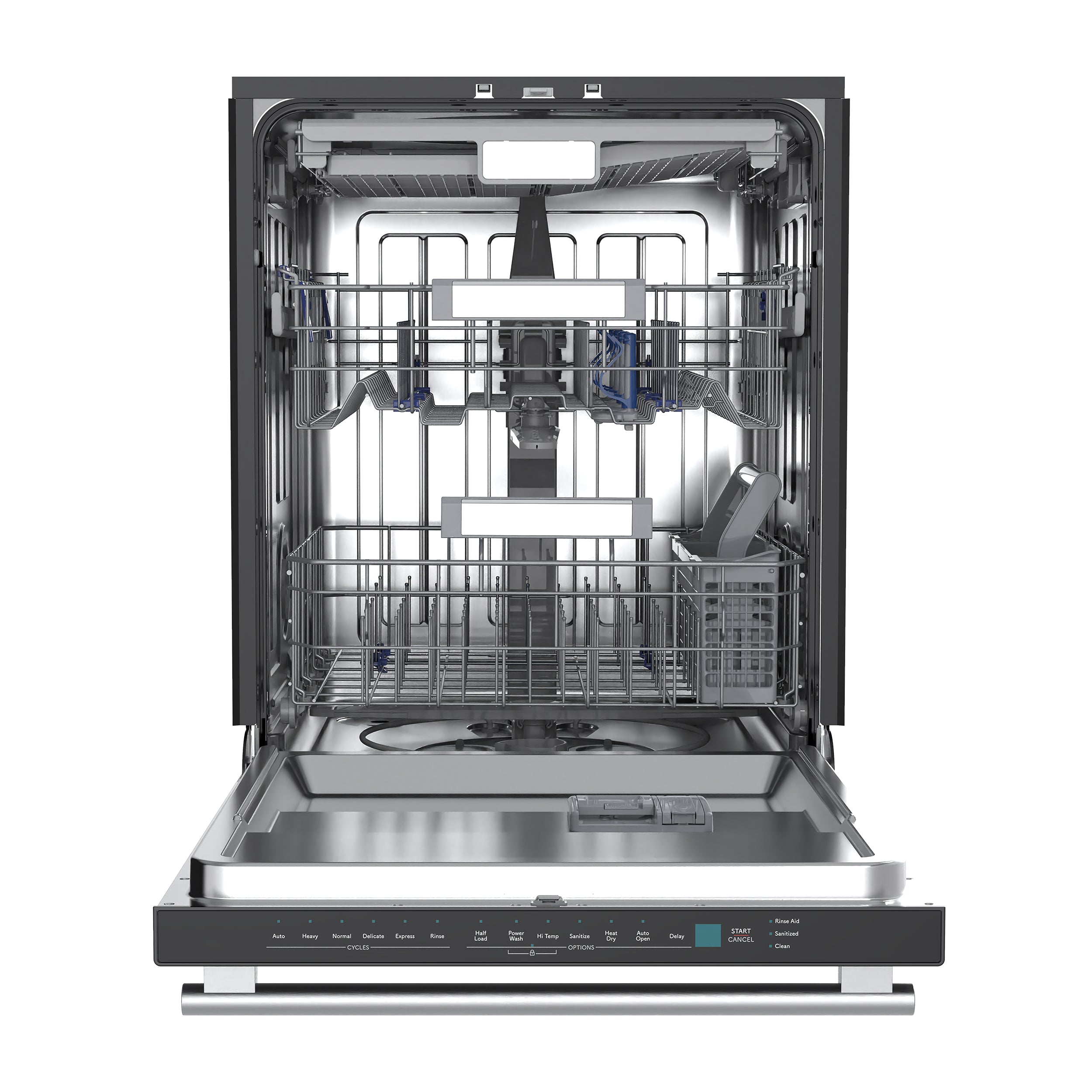Stella 24 in. Built-in Dishwasher in Black, Tall Tub, Top Touch Control, Fingerprint-Resistant Stainless Steel Dishwasher, Black, Quiet 44 dBA, Soil-Sensing Capable, NSF & ENERGY STAR