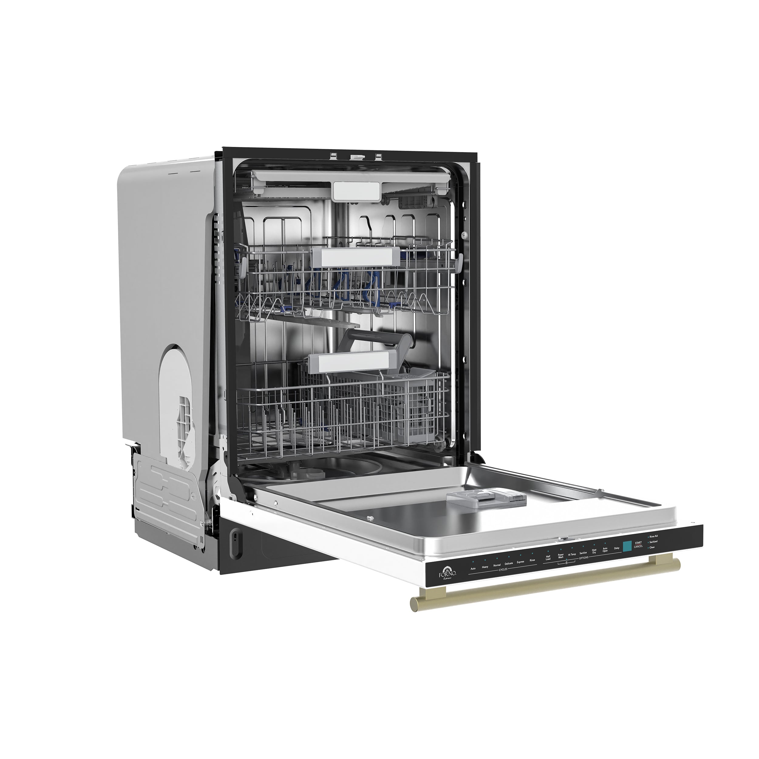 Stella 24 in. Built-in Dishwasher in White, Tall Tub, Top Touch Control, Fingerprint-Resistant Stainless Steel Dishwasher, Quiet 44 dBA, Soil-Sensing Capable, NSF & ENERGY STAR
