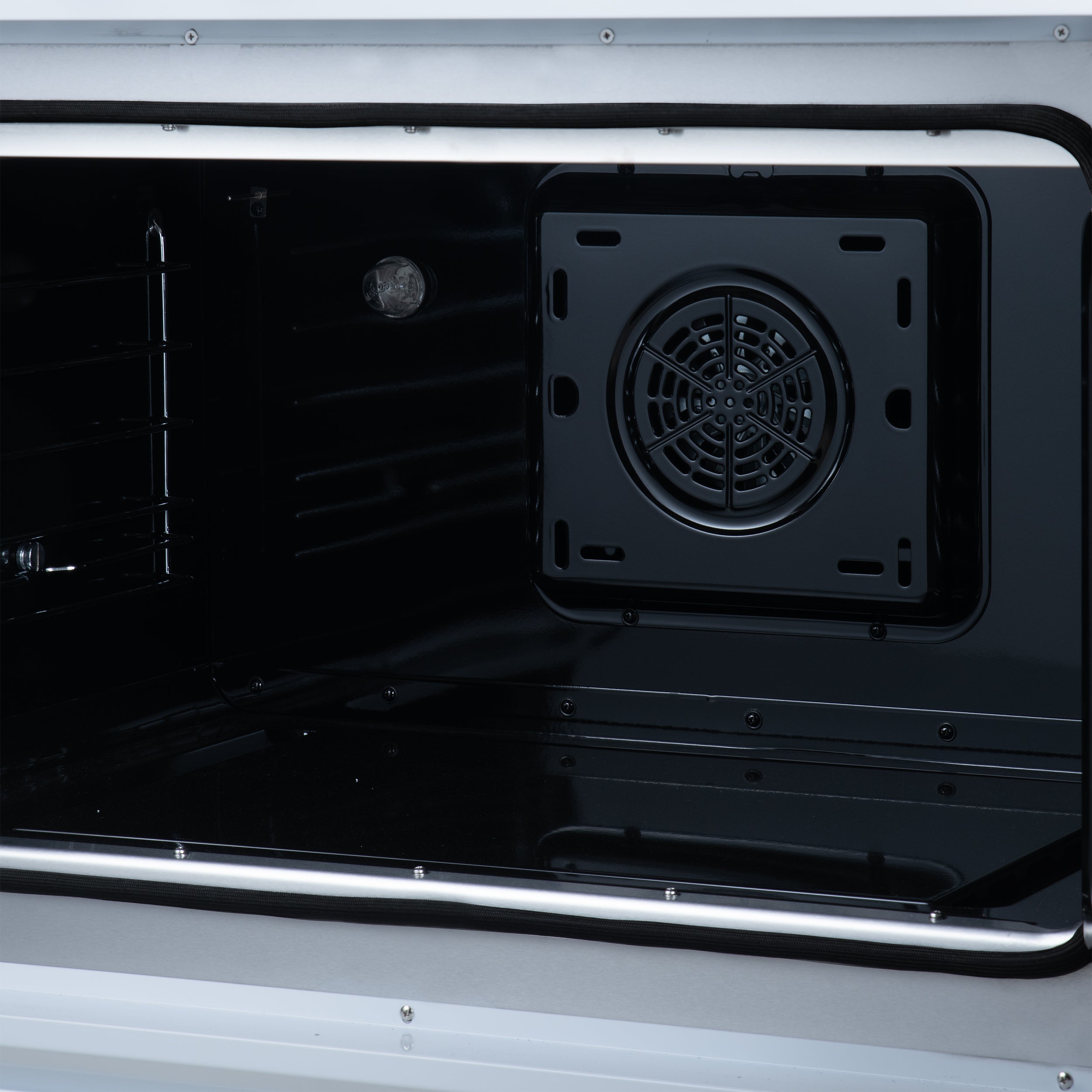 Torino French Door 36 Inch Induction Range with Air Fryer, Air Sous Vide & True Convection, Dual Broiler, White