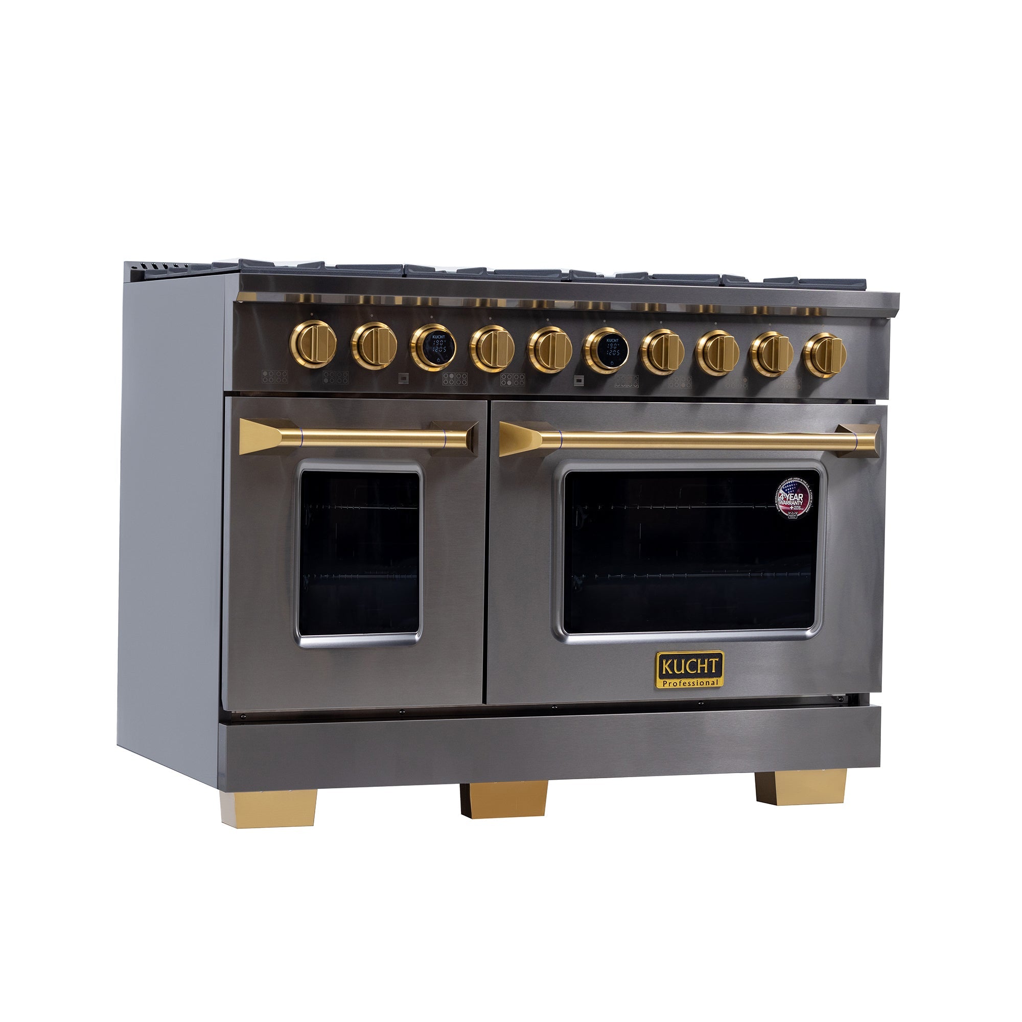 Kucht 48 in. 8 Burners Double Oven Dual Fuel Range KXD48 - image 1