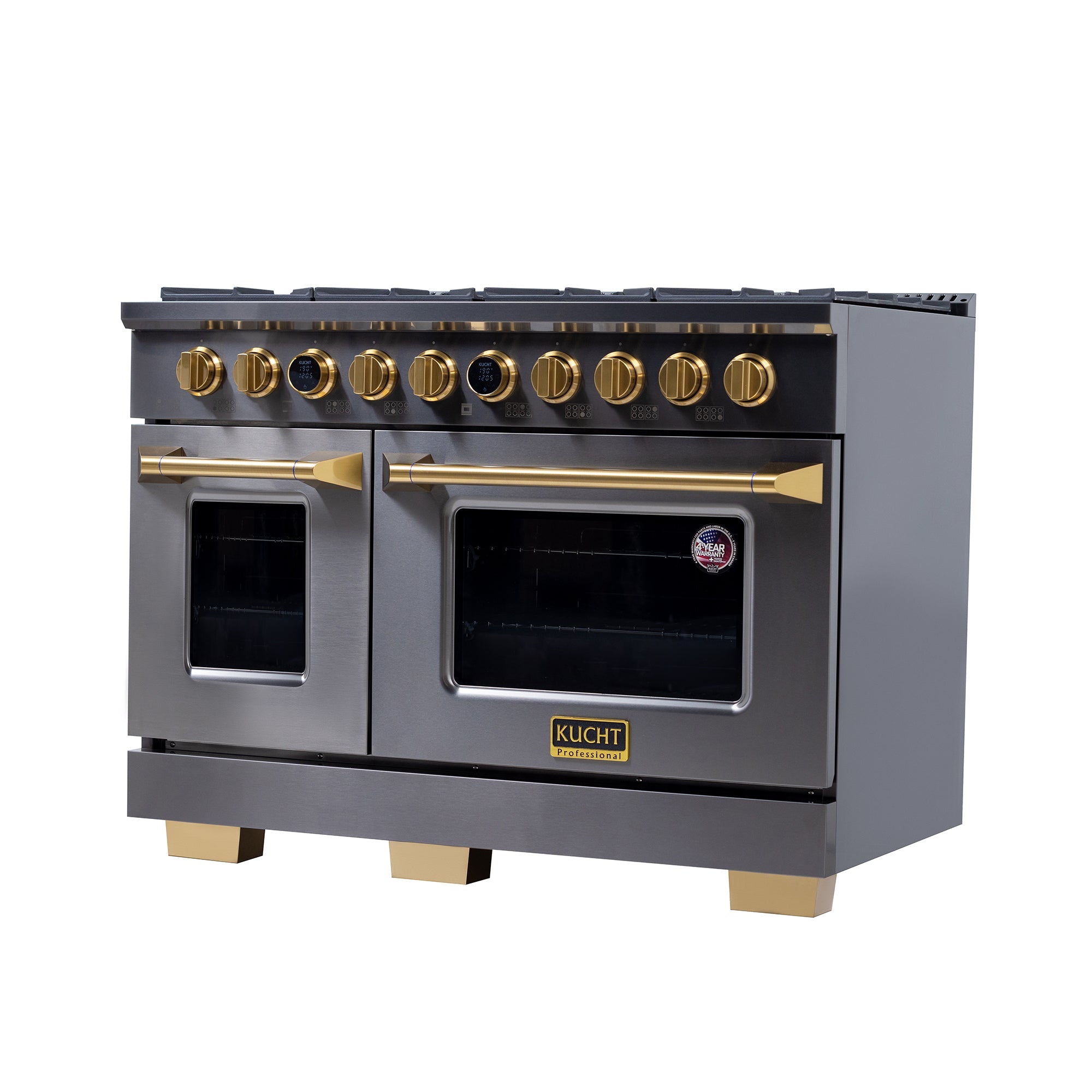 Kucht 48 in. 8 Burners Double Oven Dual Fuel Range KXD48 - image 4