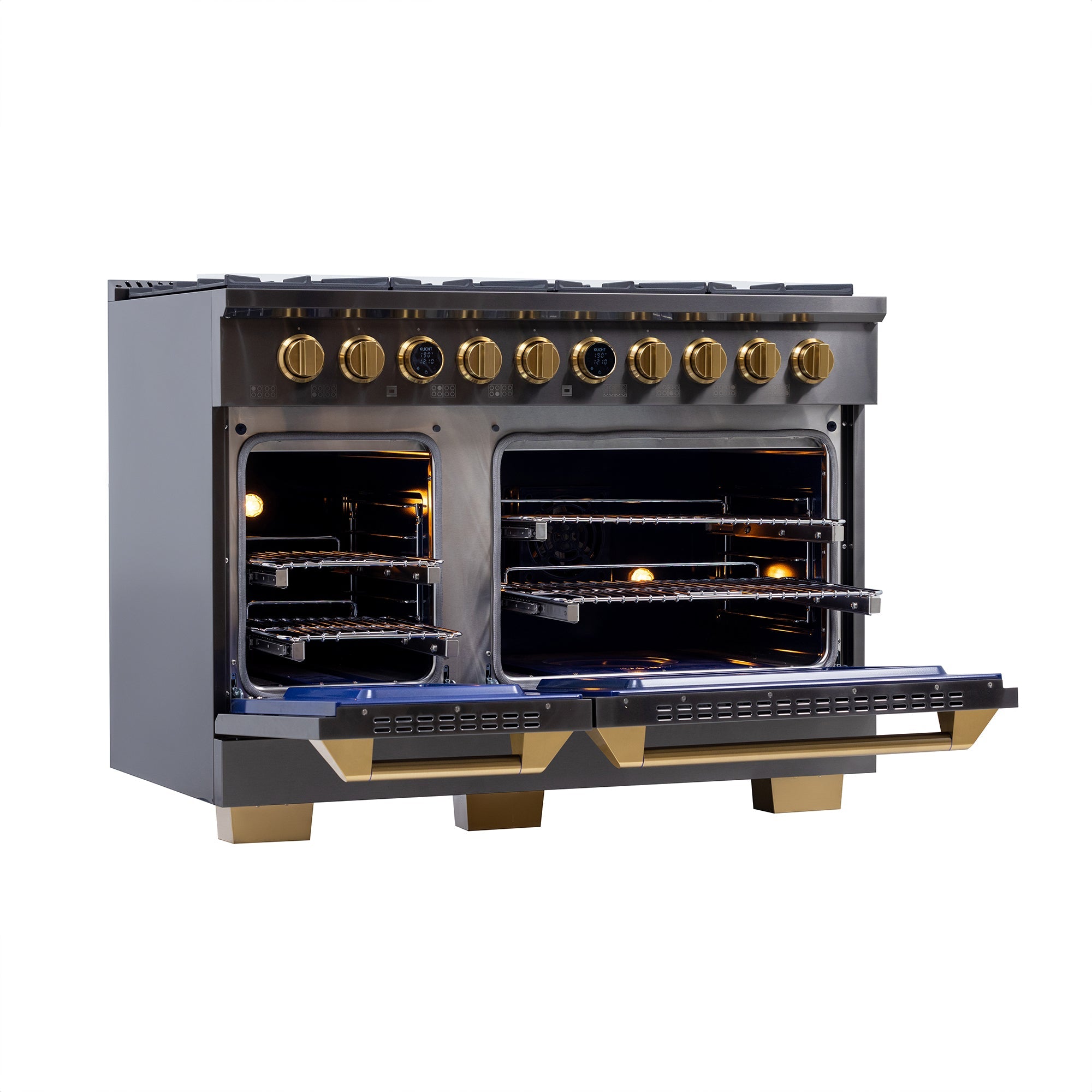 Kucht 48 in. 8 Burners Double Oven Dual Fuel Range KXD48 - image 7