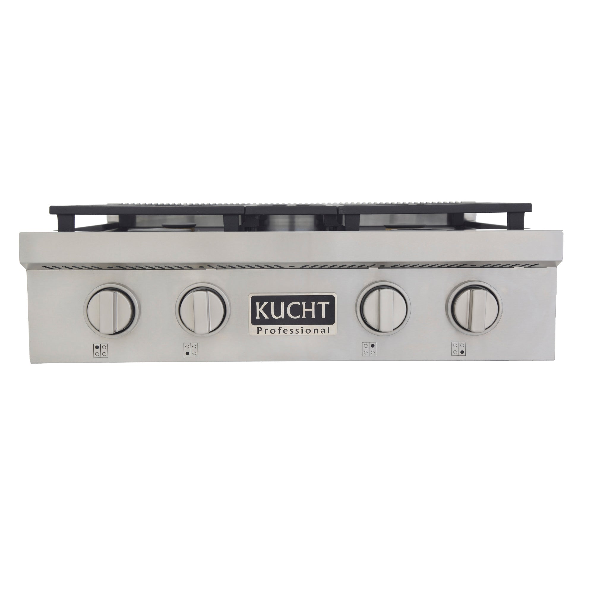 Kucht Professional 30 in. Natural Gas Range Top with Sealed Burners Stainless Steel KFX309T - image 3