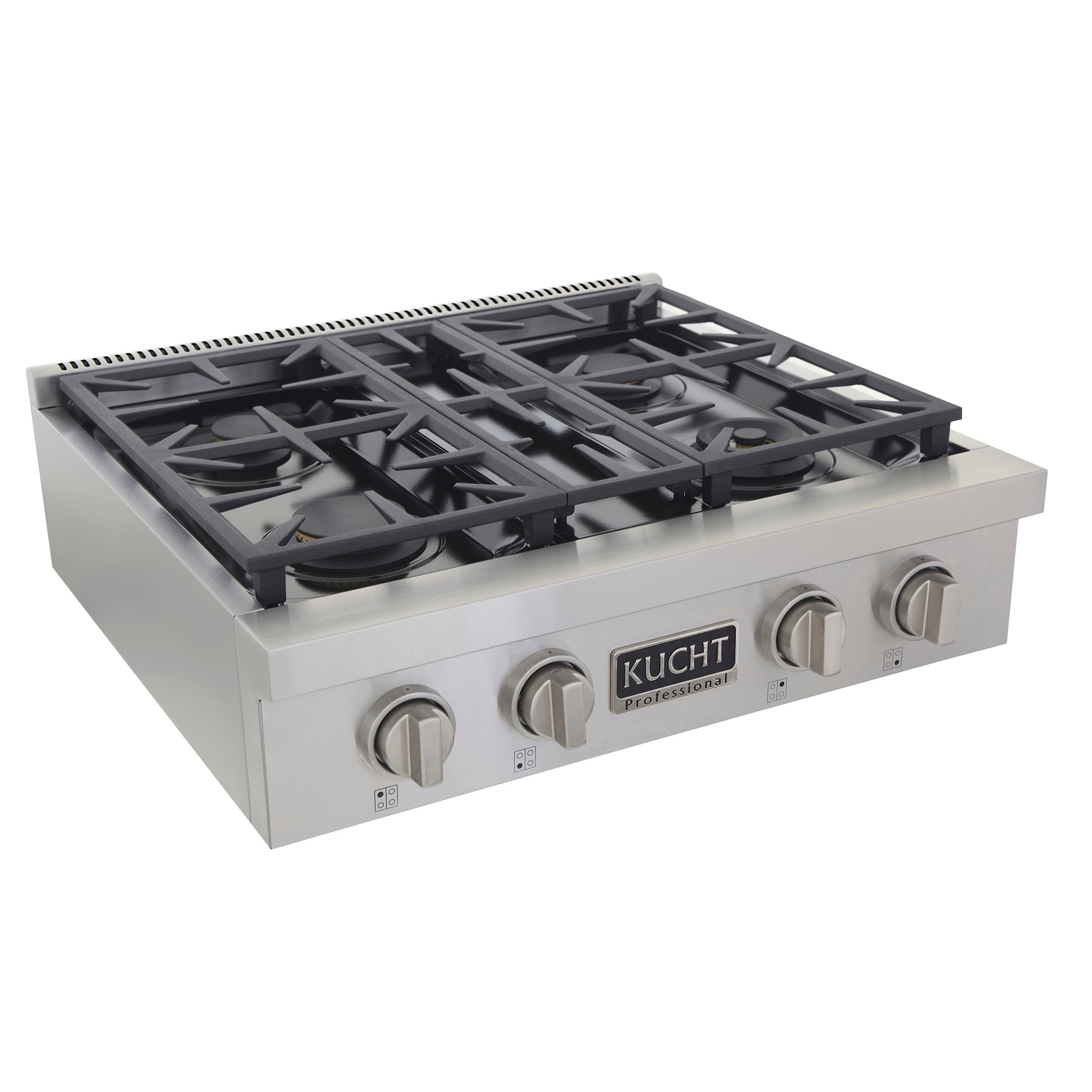 Kucht Professional 30 in. Natural Gas Range Top with Sealed Burners Stainless Steel KFX309T - image 1