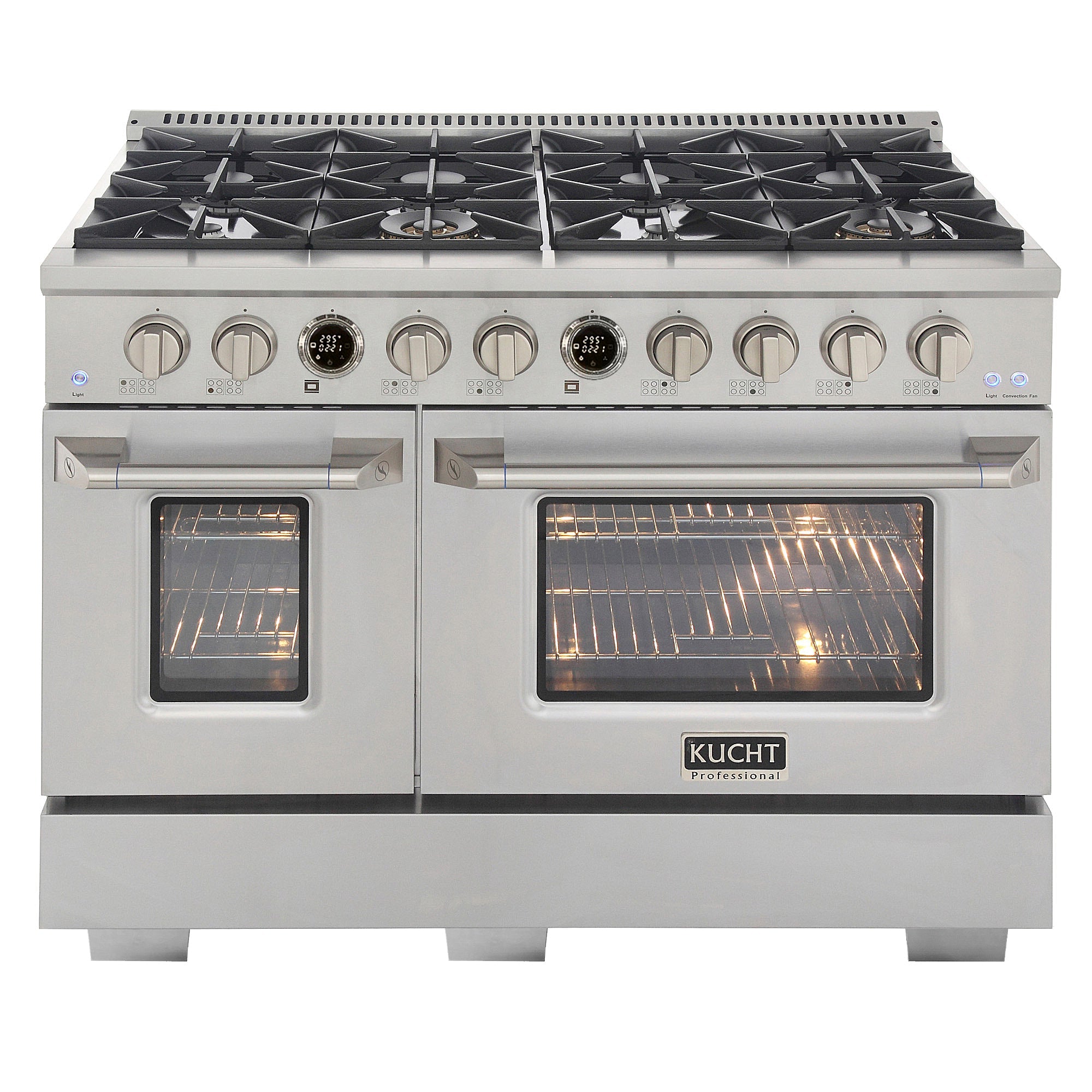 Kucht 48 in. 6.7 cu. ft. 8 Burners Dual Fuel Range KXP48 - image 6