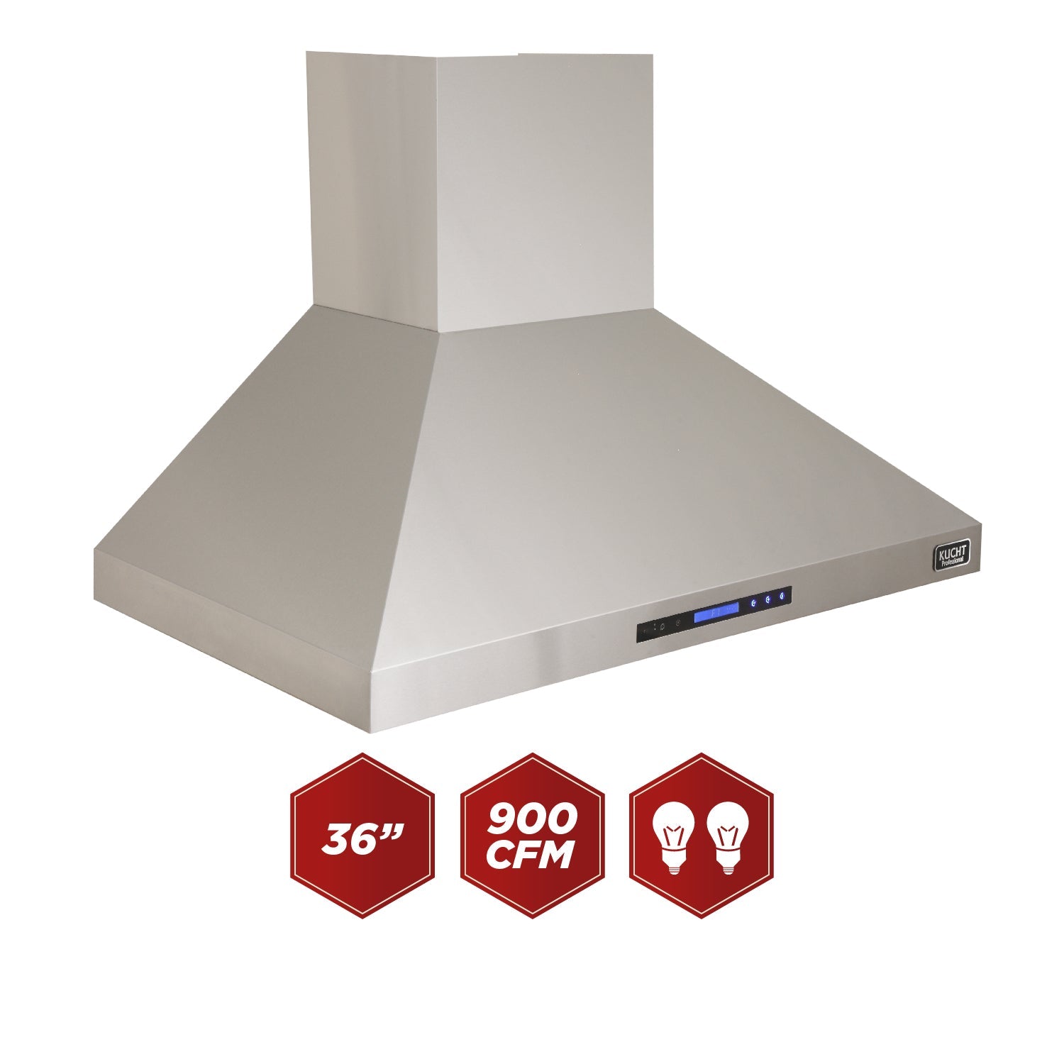 Kucht Professional 36 in. Wall Mounted Range Hood 900CFM KRH3610A - image 5