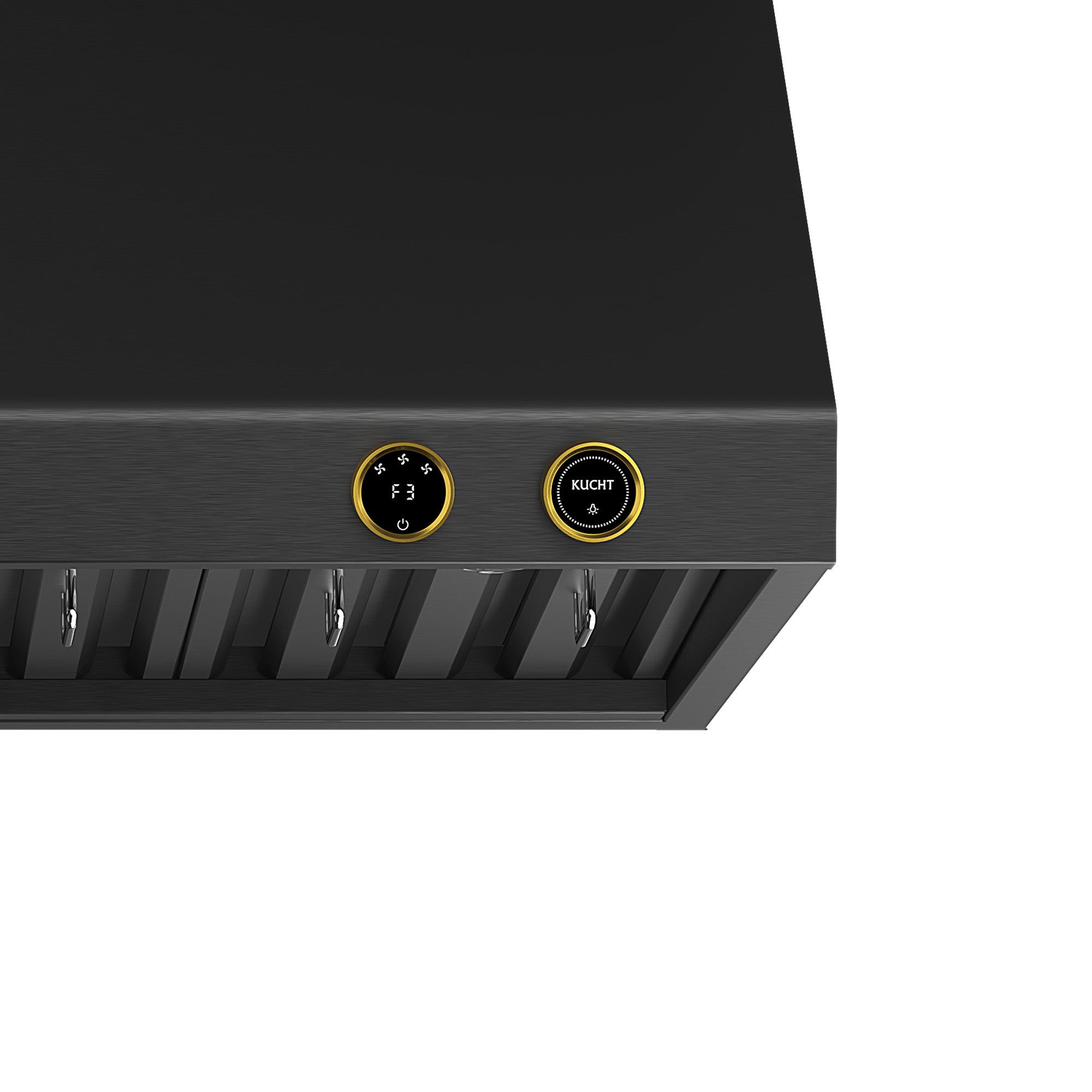 Kucht 48 in. 1200 CFM Ducted Wall Mount Range Hood in Titanium Stainless Steel KRHG480-C - image 2