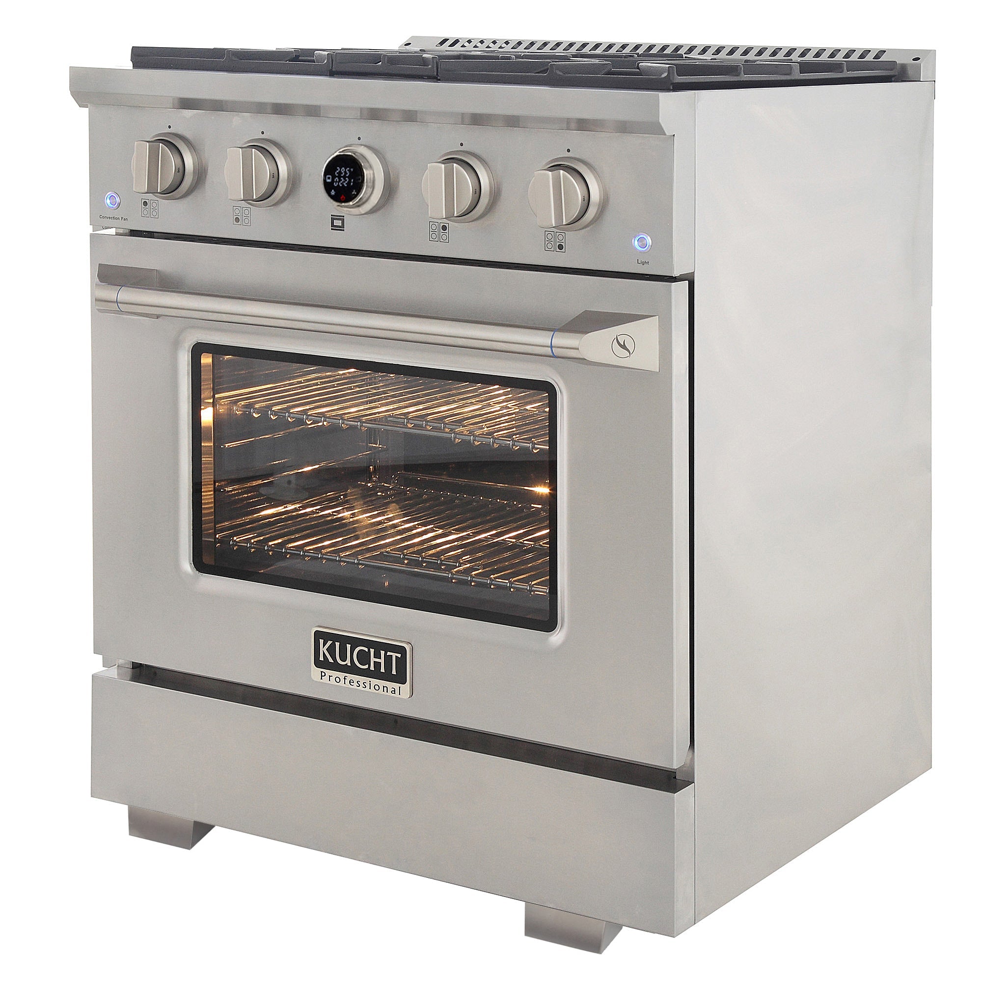 Kucht 30 in. 4.2 cu. ft. 4 Burners Dual Fuel Range KXP30 - image 4