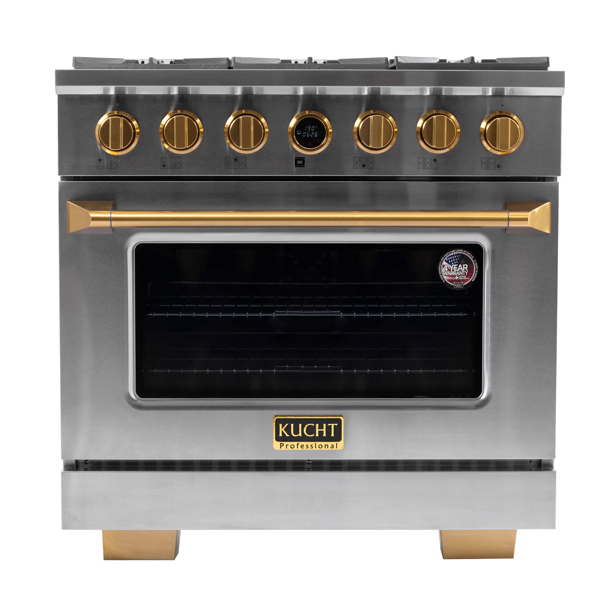 Kucht 36 in. 5.2 cu. ft. 6 Burners Dual Fuel Range KXP36 - image 16