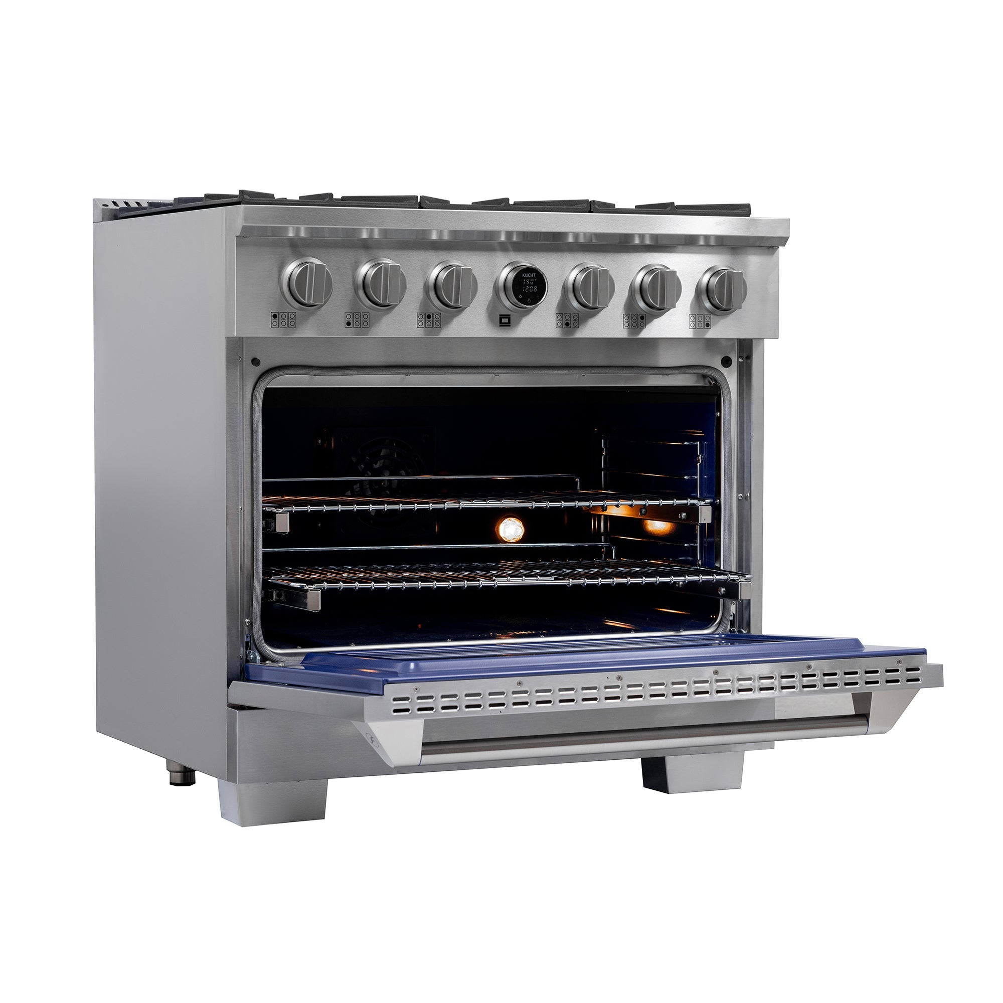 Kucht 36 in. 5.2 cu. ft. 6 Burners Dual Fuel Range KXP36 - image 9