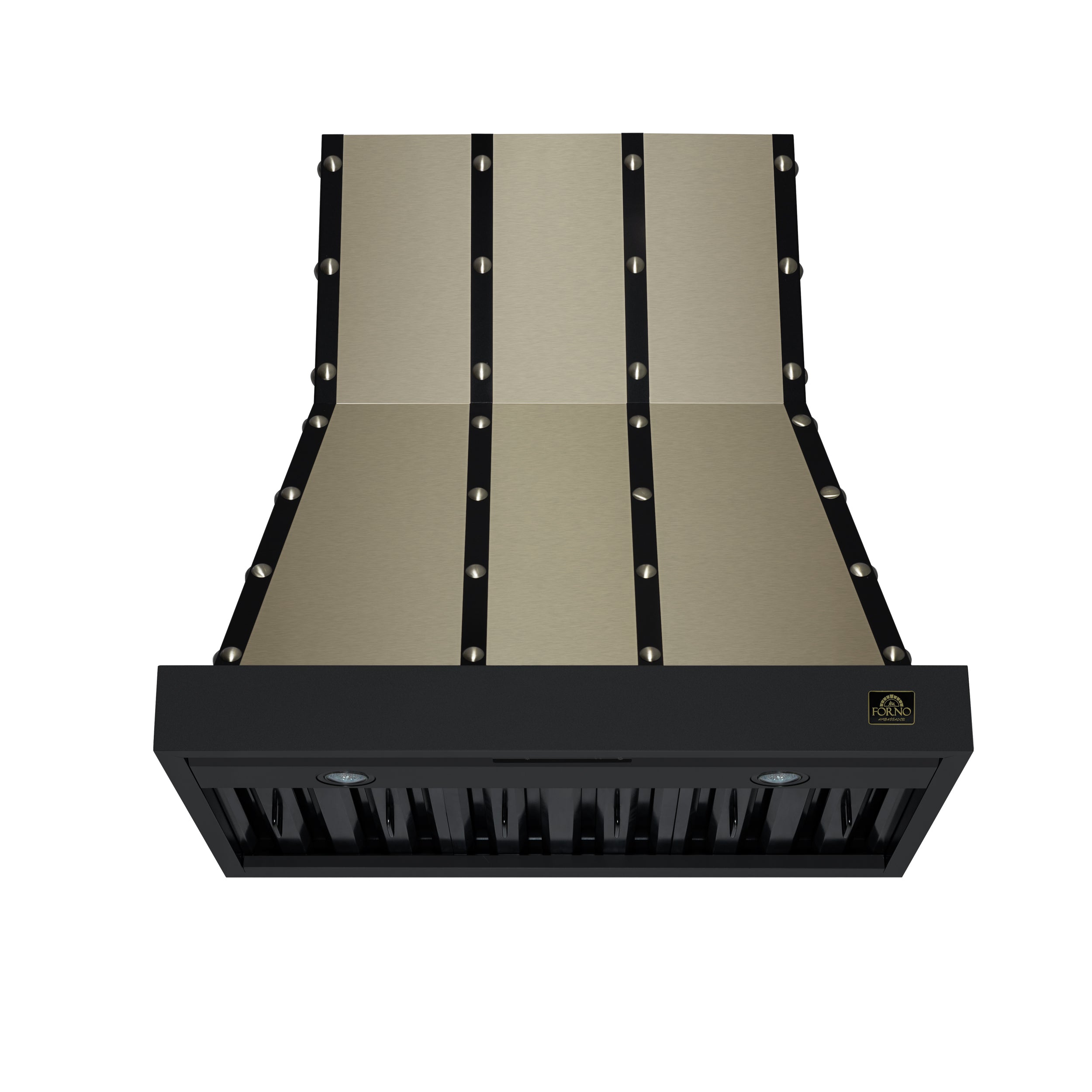 Valente 36" Range Hood in Black with 427 CFM, 3 speeds, Dishwasher safe Baffle filters, LED Lights and Remote Control