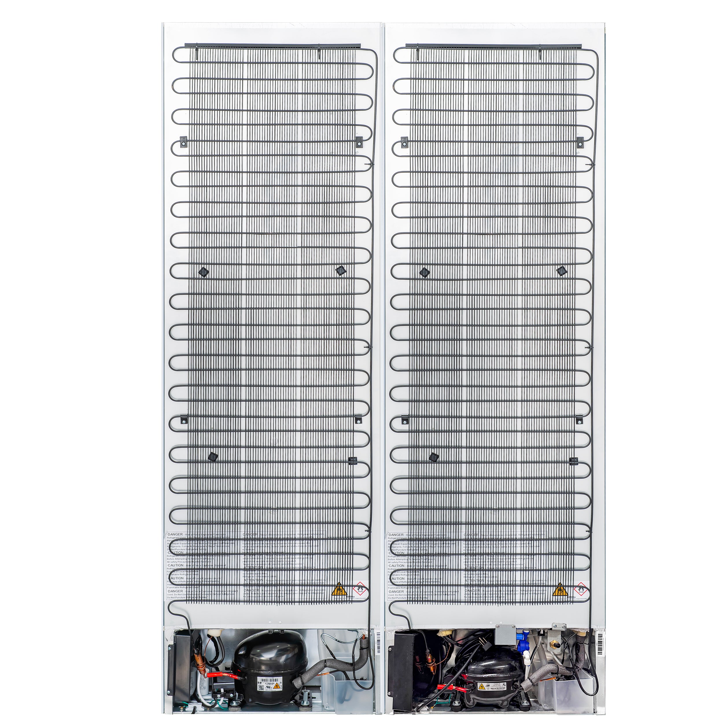 Rivestito 42 Inch Panel Ready Double Bottom Freezer, 16.9 cu. ft., Ice Maker, Total No Frost, Fast Cool & Fast Freeze