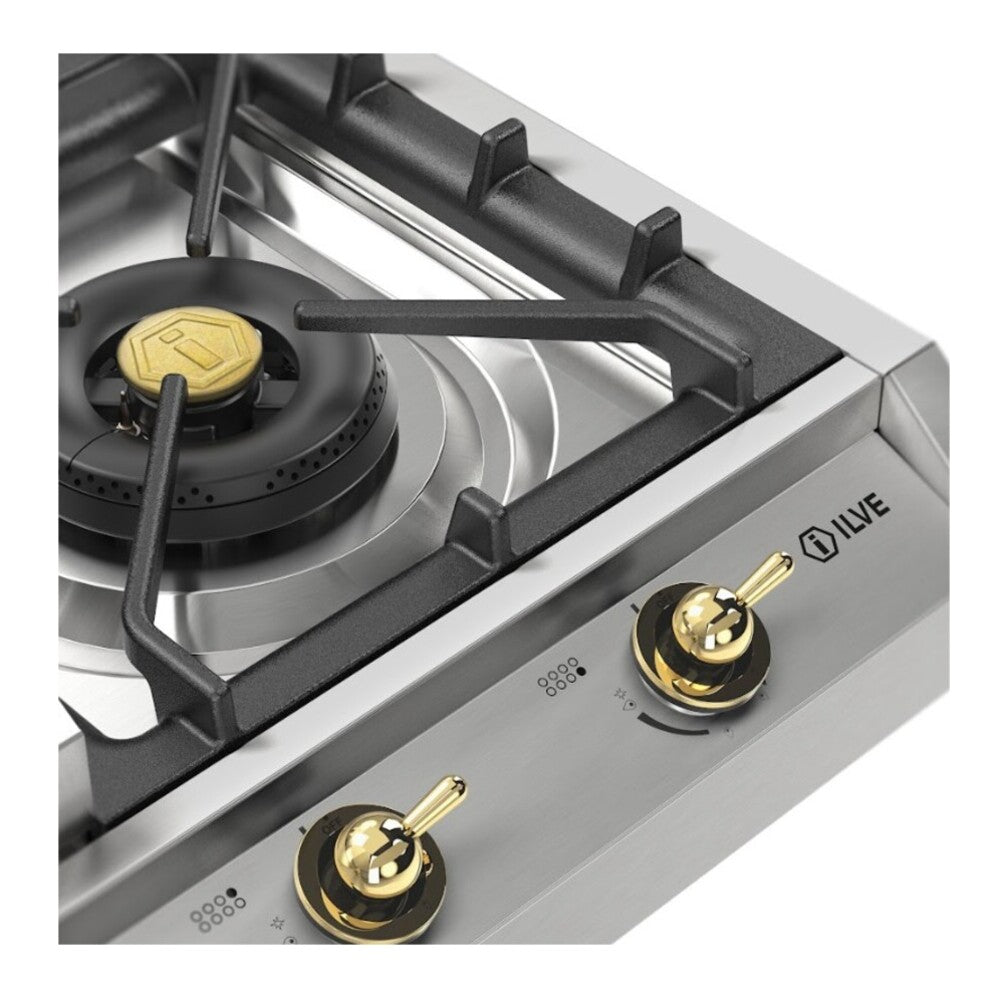 ILVE Nostalgie II 48 inch Gas Cooktop with 8 Burners, Griddle, in Stainless Steel - image 12