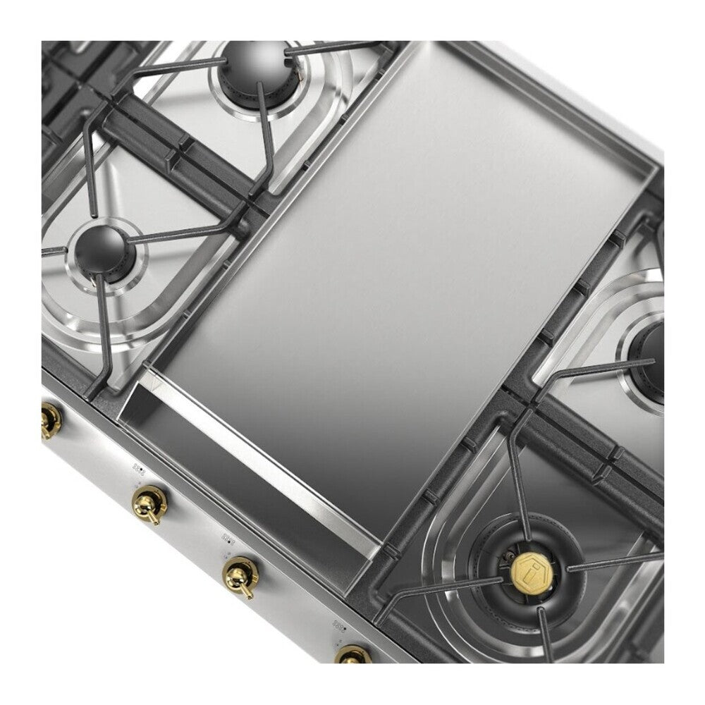 ILVE Nostalgie II 48 inch Gas Cooktop with 8 Burners, Griddle, in Stainless Steel - image 13