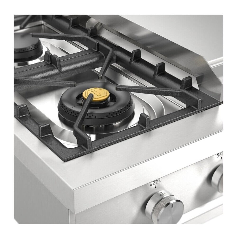ILVE Professional Plus II 48 inch Built-In Gas Rangetop with Griddle, in Stainless Steel - image 10