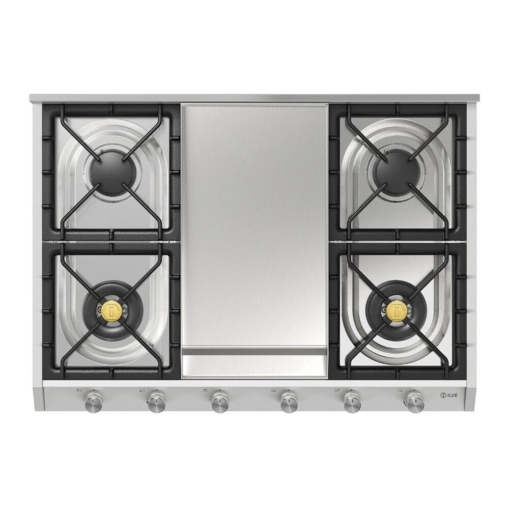 ILVE Professional Plus II 36 inch Gas Cooktop with Griddle, in Stainless Steel - image 6