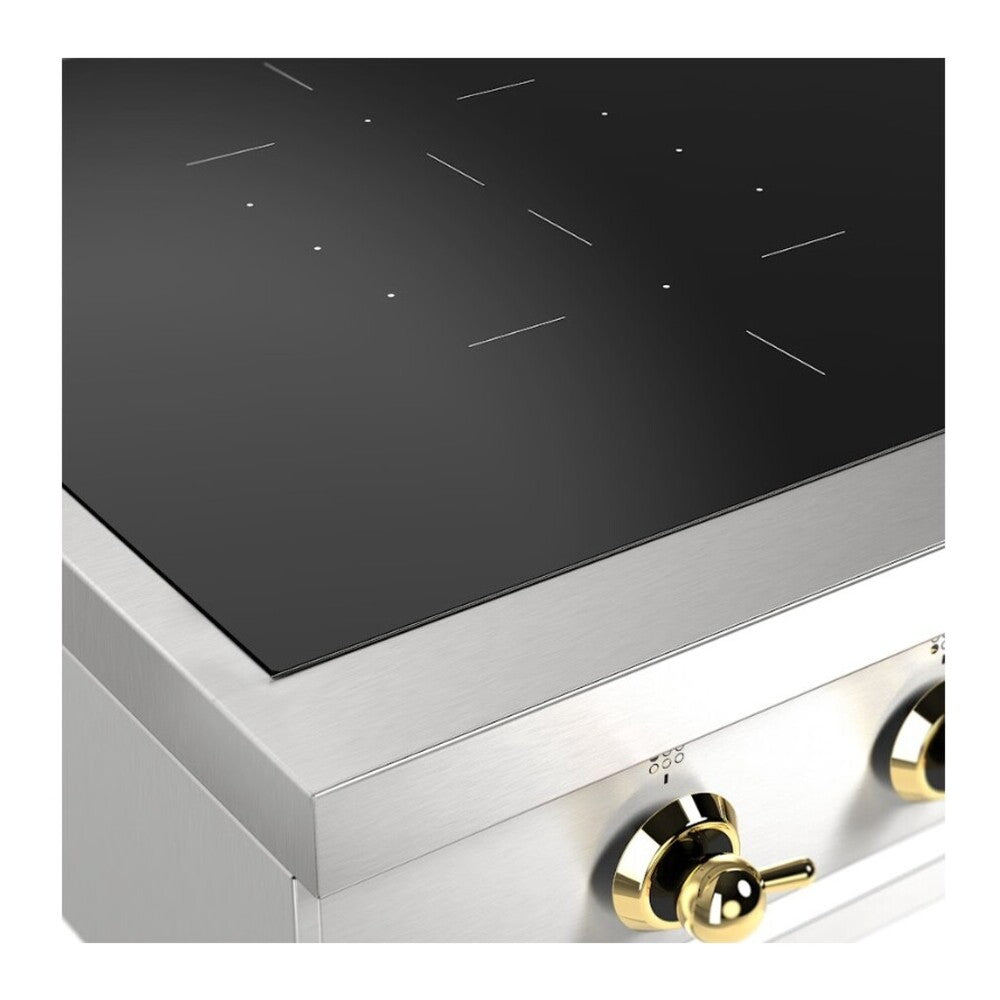 ILVE Nostalgie II 48 inch Built-In Induction Rangetop with 6 Elements, Stainless Steel - image 12
