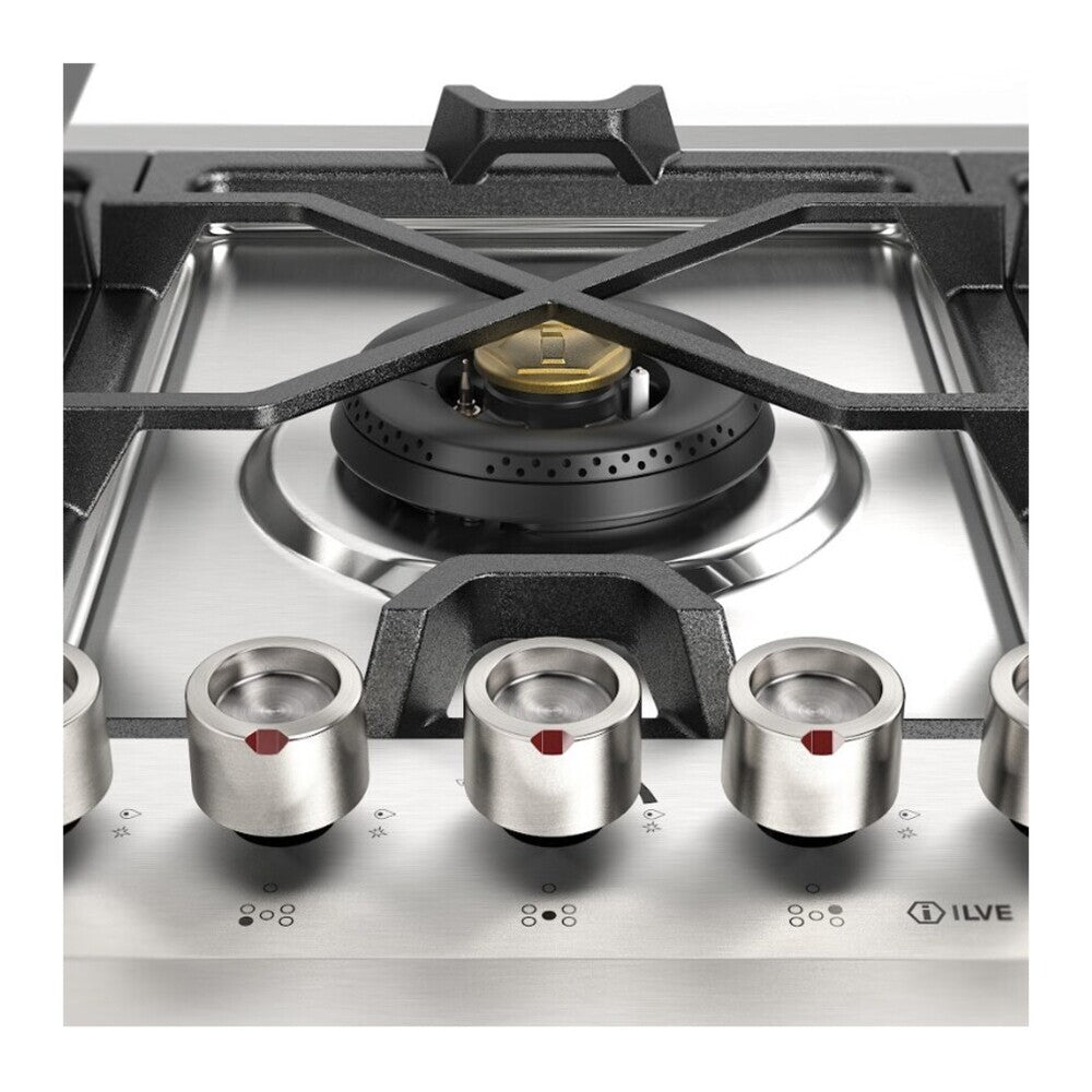 ILVE Panoramagic 36 inch Built-In Gas Cooktop with 5 Burners, in Stainless Steel - image 11