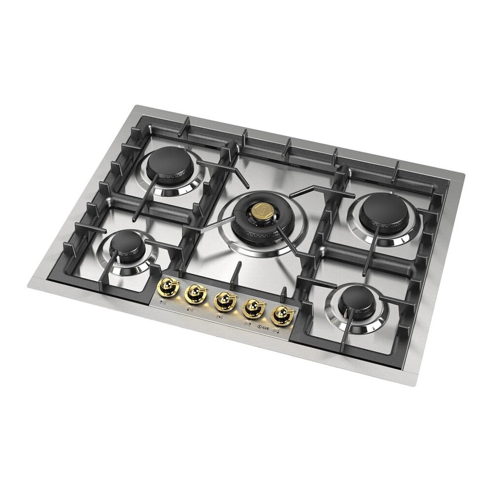ILVE Nostalgie II 30 inch Built-In Gas Cooktop with 5 Burners, in Stainless Steel - image 9