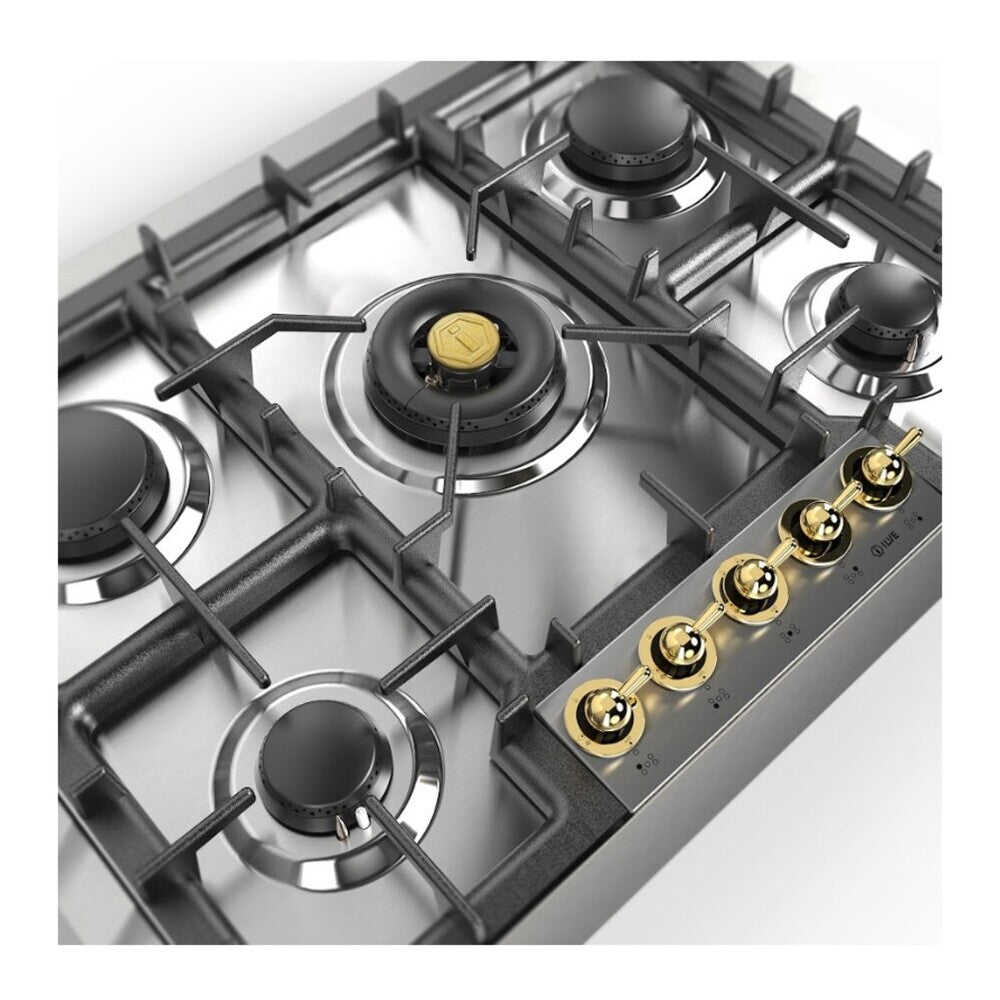 ILVE Nostalgie II 30 inch Built-In Gas Cooktop with 5 Burners, in Stainless Steel - image 11