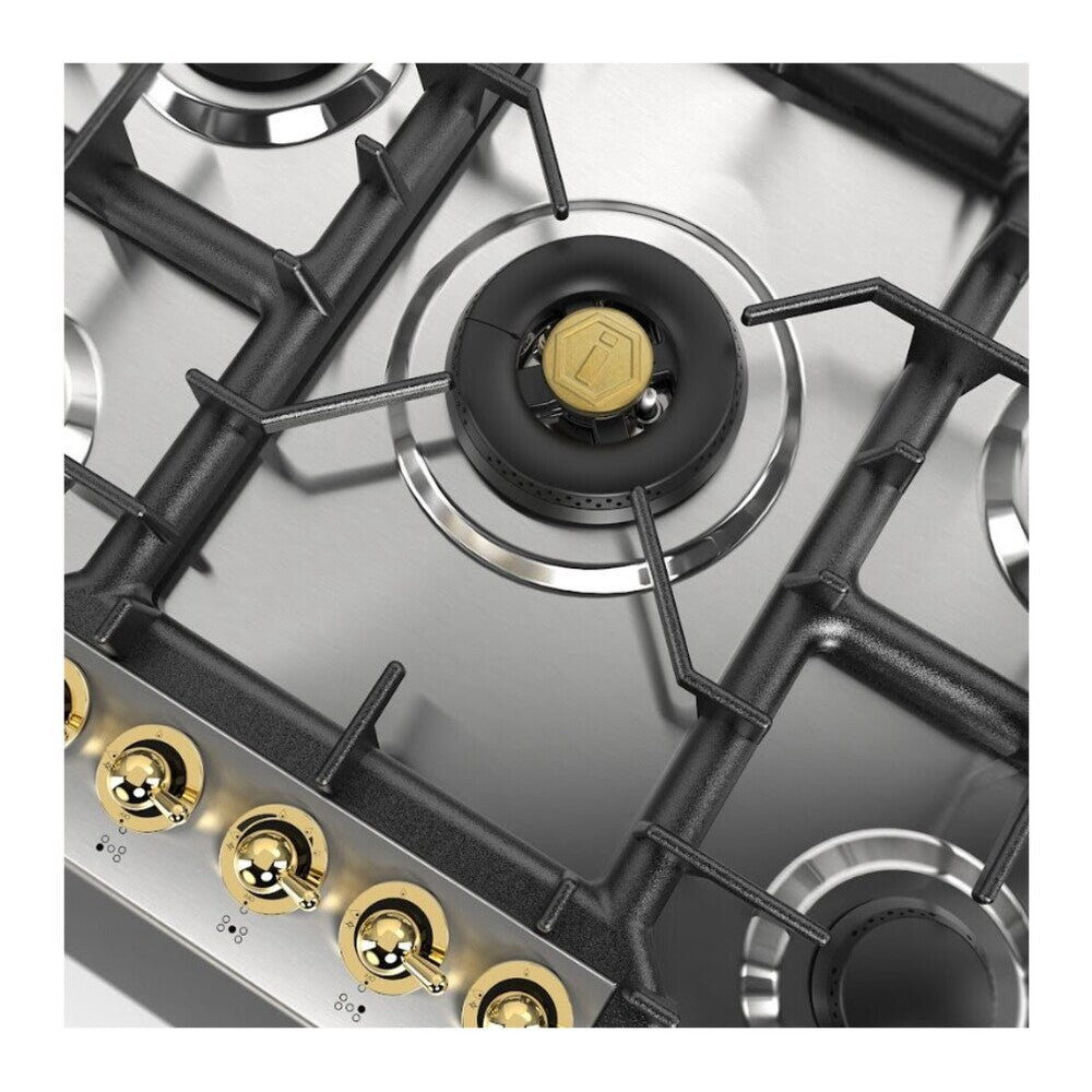 ILVE Nostalgie II 30 inch Built-In Gas Cooktop with 5 Burners, in Stainless Steel - image 13