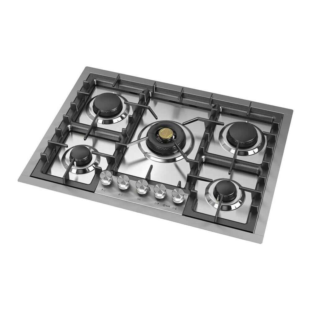 ILVE Professional Plus II 30 inch Built-In Gas Cooktop with 5 Burners, in Stainless Steel - image 7