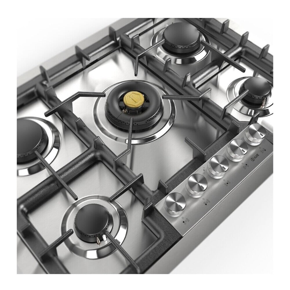 ILVE Professional Plus II 30 inch Built-In Gas Cooktop with 5 Burners, in Stainless Steel - image 8