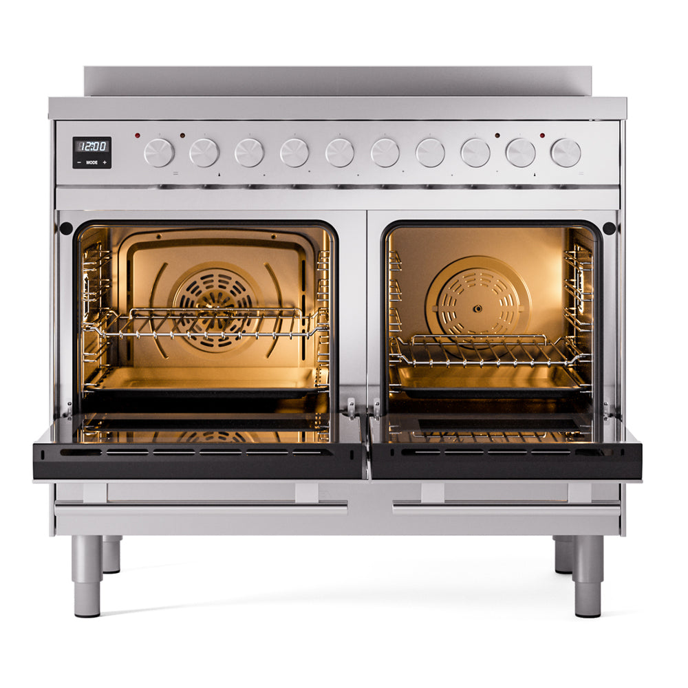 ILVE Professional Plus II 40" Induction Range - Double Ovens, 6-Element Induction - Solid Door - image 3