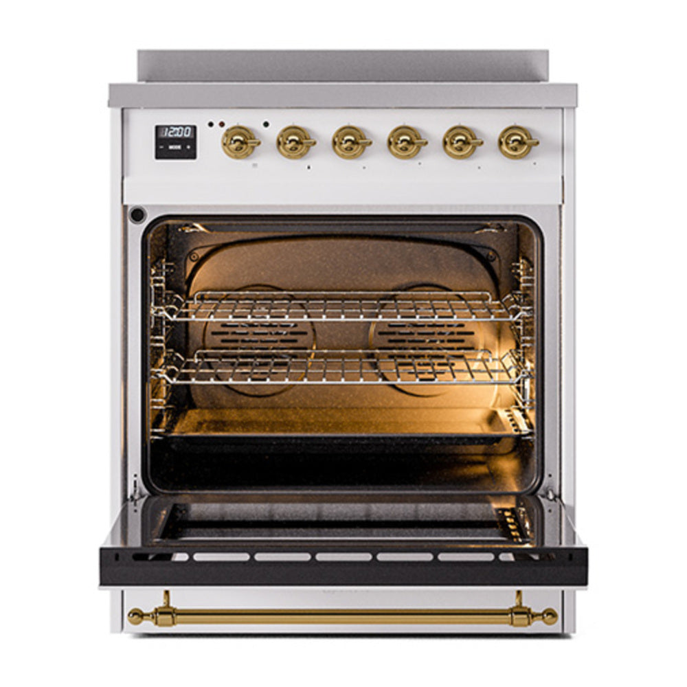 ILVE Nostalgie II 30" Induction Range - 4-Element Induction, 4.0 cu. ft. Oven - Triple Glass Door - image 3